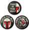 3 Stück PVC THIS IS THE WAY - Kompatibel mit Lustige Patch Abnehmbare Aufnäher mit Nylon 3D Taktische Flagge Patch für Kleidung Baseballkappe Taschen Jacke Rucksäcke Draussen Weste