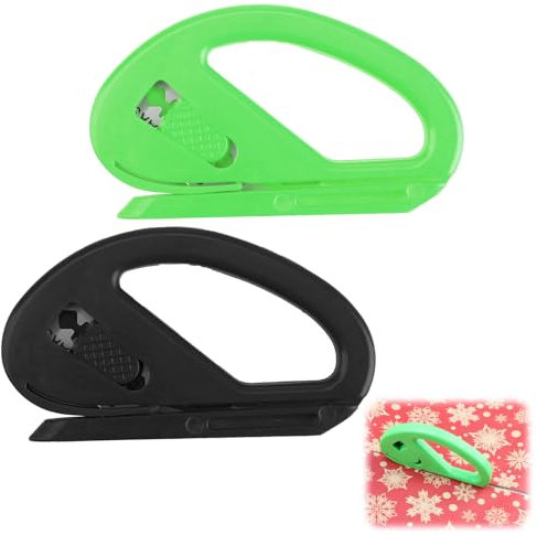 Wrapping Paper Cutter, Christmas Paper Cutter Gift Wrap Sliding Paper Cutting Tool for Xmas Birthday Gift Parcel Packing, Finger Safety Easy to Use