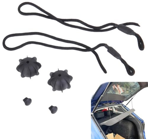 2 Stück Kofferraum Halteband Hutablage Auto Universal Haltebänder Kofferraumabdeckung Band Halterung für Den Kofferraum für VW Golf 6 5 4, MK6, MK5, GTI R20-45cm Kabellänge