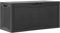 YITAHOME 100 Gallon Resin Deck Box, Weather Resistant Outdoor Storage Box, Lockable Indoor Outdoor Storage for Supplies and Essentials, Black