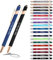Jolis Papiers - x2 - Stift personalisiert 2 in 1 - Personalisierter Kugelschreiber mit Gravur I Rosegold-Metall I in Geschenketui I Softtouch Feeling I schwarz schreiben I integrierter Stylus