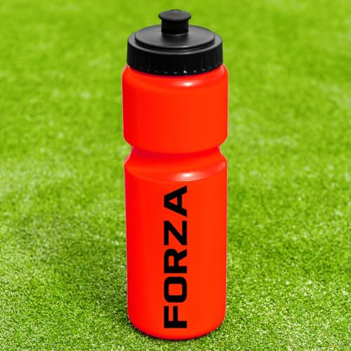 FORZA 750ml Sports Water Bottle | BPA-Free Water Bottles with Durable, Easy-Squeeze Design – Multiple Colours Available (Pack of 1, Red)
