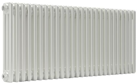 Lux Heat White Horizontal 3 Column Traditional Radiator 500mm (H) x 1190mm (W)