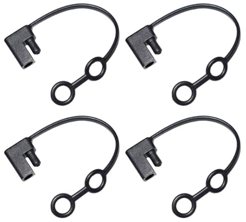 Lot de 4 bouchons étanches de rechange pour connecteurs à 2 broches pour les applications extérieures