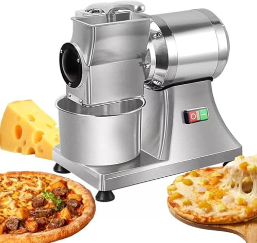 Râpe à Fromage Professionnelle 550 W, Râpe à Fromage Automatique, Trancheuse électrique, Coupe-Légumes Pour Pommes De Terre, Choux, Noix