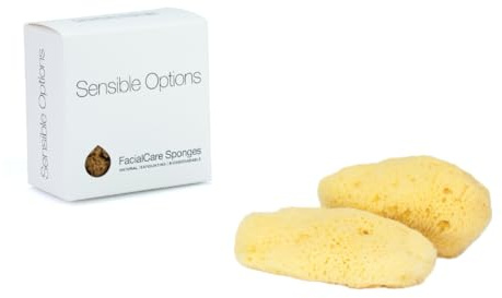 IntimateCare Sea Sponges. Natural, Absorbent, Biodegradable. Mediterranean Sponges in Plastic Free Packaging. Absolute Quality. (Golden Yellow, 2X 6.5-8cm / 2.5-3in)