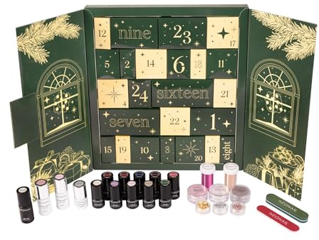 NÉONAIL Adventskalender 2025 Frauen - Geschenke für Frauen - Adventskalender Mädchen - Weihnachtsgeschenke - Weihnachtskalender - Beauty Feels Like Home - Geshenkset - Kosmetik - UV Nagellack
