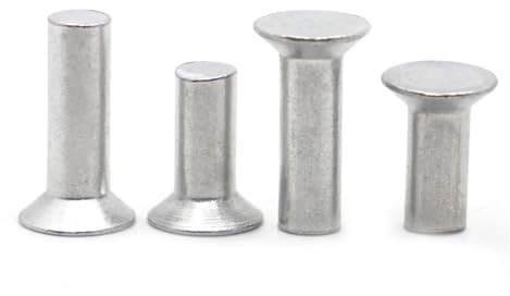 Nieten, GB869 Aluminium-Vollsenkkopfnieten M2-M8 4-40 mm, 205 Stück(5mm,M2 50pcs)