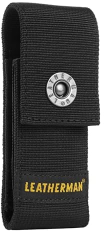 Leatherman Nylon Sheath - Holster for Charge, Crunch, Rebar, Rev, Skeletool, Wave & Wingman, Black, Medium
