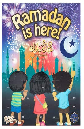 Ramadan Advent Calendar Chocolate Halal Countdown 100 Grams Eid Mubarak for Children Kids