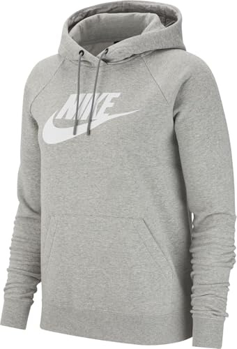 Nike Damen Sweatshirt W NSW Essntl Hoodie Po HBR, Dk Grey Heather/(White), 2XL, BV4126