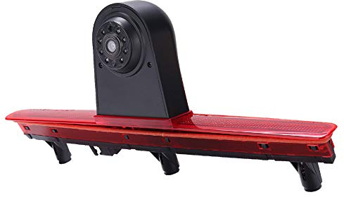 Top Mount Bremsleuchte Kamera Bremslicht Rückfahrkamera Wasserdicht Auto Einparkhilfe Rückfahrsystem für VW T5 Bus Transporter Multivan Caravelle Business mit Tailgate Third 3rd Stop Light 2003-2015