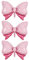 NUOBESTY Palloncino Foil Jumbo Foil Palloncini Fiocco Rosa Baby Shower Party Genere rivelare Decorazione Confezione da 3
