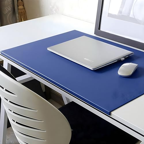 Mauspad, Schreibtischunterlage mit Kantenschutz, PU-Leder für Büro und Zuhause, Schreibtischunterlage mit Fixierungslippe, glattes Gaming-Mauspad, rutschfeste Schreibunterlage