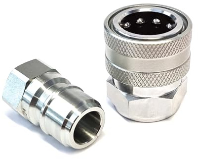 Pressure Washer Quick Release Coupling Set - 3/8 BSP - 350 Bar (5075 PSI) Working Pressure