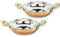 CasaXXL Kupferpfanne gehämmert 2er Set - Ø 16 cm & 18 cm - türkisch aus massivem Kupfer - Rote Kupfer-Kochpfanne zum Kochen, Eierbraten - Bratpfanne Eierpfanne Omelett-Pfanne für die Küche
