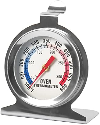 Termómetro de horno de 0-300 ℃, termómetro de horno de cocina, termómetro de parrilla de acero inoxidable con gancho para hornear, barbacoa, cocinar