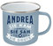 Top Lady Becher | aus Emaille | 350ml | Andrea