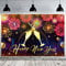 Happy New Year Banner Dekoration-2022 Neujahr Hof Schild Hintergrund Dekoration (Feuerwerk)