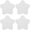 Gadpiparty 4 Sets Blanko-Puzzle Zum Bemalen und Beschriften - Weißes DIY Puzzle Zum Dekorieren - Basteln & Selbermachen Stern