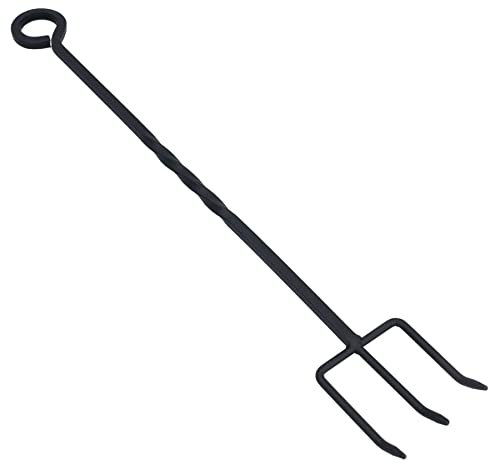 Traditional Twist Handle cast Iron Toasting Fork