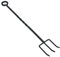 Traditional Twist Handle cast Iron Toasting Fork