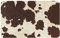 BEULSI Area Rug Kuhfell Print Boden Anti-Rutsch Willkommen Fußmatte, Badezimmerteppich dünne Fußmatte saugfähig, waschbar für Küche, Wohnzimmer, Badezimmer, 50 x 80 cm