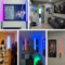 Estante de pared para sable de luz | Soporte de sable de luz acrílico transparente, práctico soporte fijo para dormitorio, sala de estar, Modgal