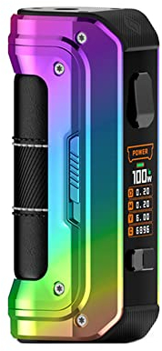 Max100 Mod Vape 100 W TC Box Mod Z Sub-ohm 2021 Tank Support 21700/18650 Batterie (Pack batteries exclues) Box Aegis Max 2 Mod (Arc-en-ciel) - No Nicotine