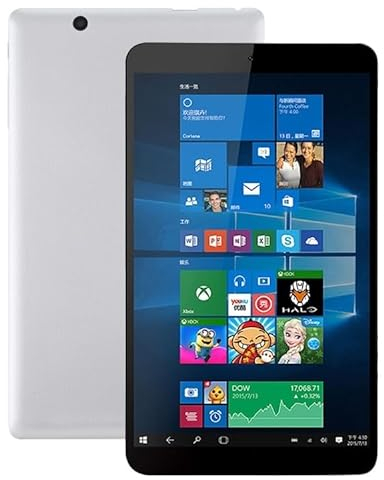 High-Tech Place HSD8001 Tablet PC, 8 pulgadas, 4 GB + 64 GB, Windows 10, Intel Atom Z8350 Quad Core, compatible con tarjeta TF y HDMI & Bluetooth y Dual WiFi (Negro)