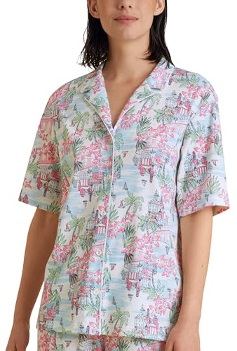 CALIDA Amalfi Journey T-Shirt Damen, aus 100% Baumwolle