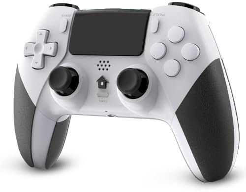 LATEC Controller Wireless per PS4 Gamepad Bluetooth Compatibile con P4/PS-4 PRO/PS-4 Slim Joystick P4 Wireless con Doppio Shock/Sei-Assi/TouchPad/Funzione Turbo