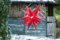 Sterntaler Dekostern | Weihnachtsstern | 18-Zacker | Faltstern | Kunststoff | Rot | 80cm | Außen | Glühbirne | Netzstecker