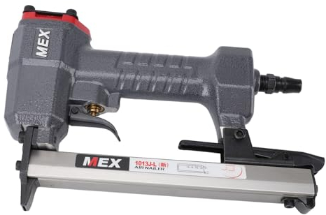 Pneumatischer Brad-Nagler, 1013-JL Professioneller Pneumatischer Hefter für J-Typ-Nägel 6–13 Mm, Robuster Hefter für Holzbearbeitung, Teppichdrahtzäune, Kapazität für 100 Nägel