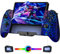 CoguyTech Switch Controller Wireless für Nintendo Switch/OLED, RGB Handheld Controller mit Turbo Programmierung und Einstellbarem Vibration, Einteilige Switch Joypad mit 1000 mAh