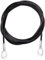 NQEUEPN 98in Fitness Pulley Cable, Home Gym Replacement Cables Pulley System Gym Heavy Duty Fitness Steel Wire Rope for Pulley Machine Accessories Home Gym (Fixed Style)