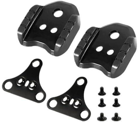 AOLUOER MTB Rennrad Fahrradschloss Pedalplatte SPD Schuhadapter Cleats Für-/S/h/i/m/a/n/o/SPD H51/SH56 rutschfeste Fahrradpedalstabilisierungs-Cleat-Halterung