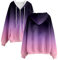 GFPGNDFHG Sommerkleider Sale Fleecejacke Damen Mit Kapuze Herbst Jacken Für Damen Pink Palm Puff Zipper Hoodie Pulli Damen Schwarze Weste Damen Parka Ärmellose Weste Damen Lang Stiefletten Damen
