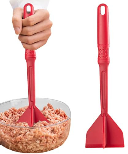Trituradora de carne molida, picadora de espátula para carne,Trituradora de carne, herramienta para hacer albóndigas, resistente al calor | Mezclador de carne, triturador de patatas, utensilios de coc