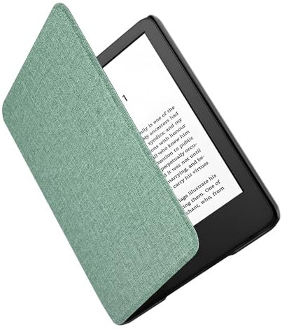 AXFEE Custodia Compatibile con Kindle paperwhite11, Copertura Protettiva Sottile con Effetto di Sospensione/Risveglio Automatico, per Kindle Paperwhite 5 Signature Edition、Kindle Paperwhite 5 - Verde