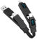 Pixelure 4in1 Cavo di Ricarica Rapida con Display a LED, Cavo Dati Multifunzione di Ligtning e USB C, Portachiavi con Cavo USB Type-c, Cavetto Universale Cellulare