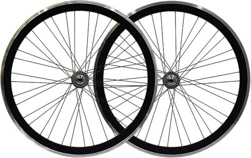 AiWLPTian 700C 40 mm Felge Laufradsatz V Bremse Fixed Gear Single Speed Laufrad 32/36 Loch Naben 13 Zähne 2560G.,B