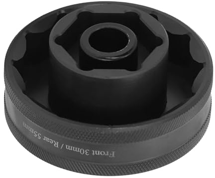 Sporgo Nuss für Ducati Motorrad Achsmutter vorn + hinten: Einsatz Achselwerkzeug, Achsenmutter Stecknuss Werkzeug für Ducati 1098, 1198, 1199, Panigale Multistrada Diavel, SW 55mm und 30mm