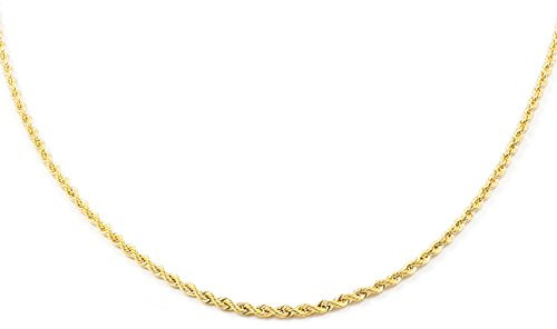 Monde Petit Catena salomonico 1.65 mm - oro giallo 18k (750) - Scatola Regalo - Certificato di garanzia