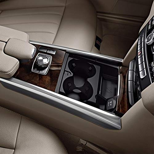 Namz Getränke-Becherhalter für Mercedes E-Klasse W212, Bj. 2009–2016, Schwarz, Kunststoff