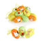com-four® 18x Ostereier zum Aufhängen 6 cm - Osterdeko mit tollen Motiven - Deko Ostereier - Hängedeko für den Osterstrauß (Hase/Huhn - 01)