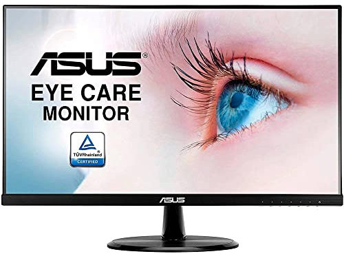 ASUS VP249HE pantalla para PC 60,5 cm (23.8) Full HD LCD Plana Negro - Monitor (60,5 cm (23.8), 1920 x 1080 Pixeles, Full HD, LCD, 5 ms, Negro)