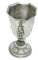 Rajasthan gems Antik Original Kelch Glas massiv Silber Blumen Handgravur Arbeit