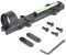 FOCUHUNTER 1x28mm Rot/Grün Fiber Dot Zielfernrohr Holographic Sight Fit Shotgun Outdoor Sport-Punktvisier Taktisches Visier Rot/Grün Fiberoptik-Punktvisier vollbeschichtetes Punktvisier 3MOA (Grün)