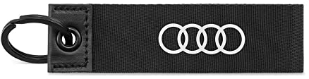 Audi 3182000200 Porte-clés avec Logo et Boucle Noir